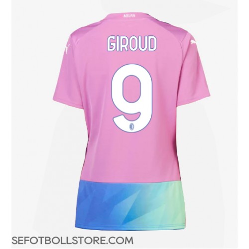 AC Milan Olivier Giroud #9 Replika Tredje Tröja Dam 2023-24 Kortärmad